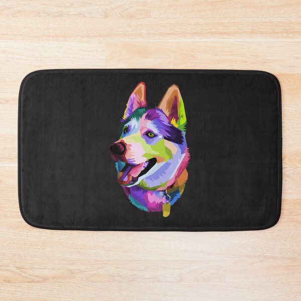 Item preview, Huskie Colorful Pop Art Portrait For Dog Owners Chukcha Sibe designed and sold by tranmai.