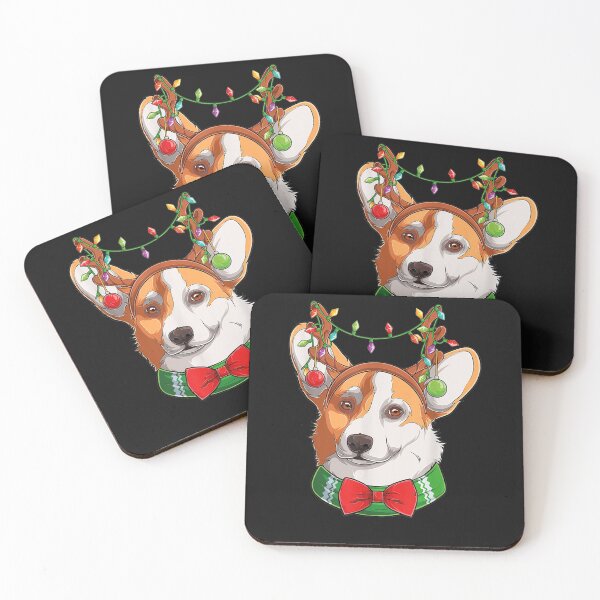 Item preview, Funny Christmas Corgi Head Xmas Corgi Dog designed and sold by maichje.