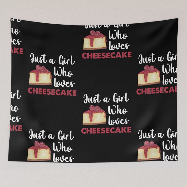 Item preview, Just A Girl Who Loves Cheesecake, I Love Cheesecake designed and sold by SportyDogShop.