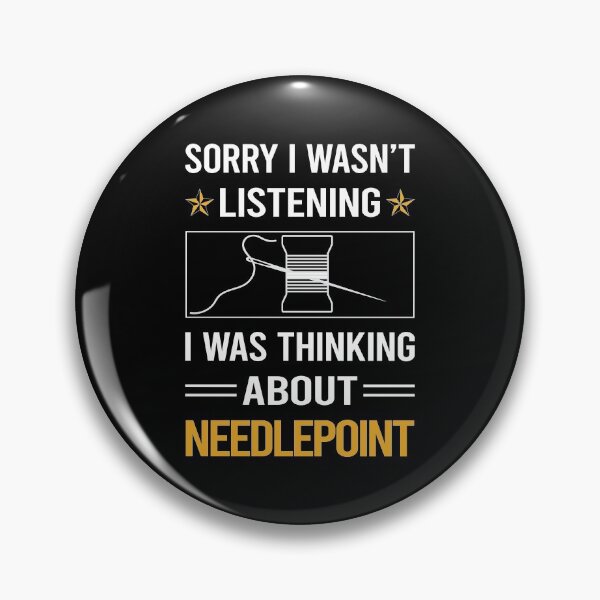 Item preview, Funny Listening Needlepoint Canvas Work designed and sold by RandalDavis.