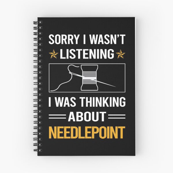 Item preview, Funny Listening Needlepoint Canvas Work designed and sold by RandalDavis.