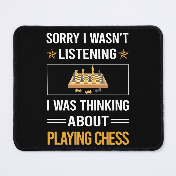 Item preview, Funny Listening Playing Chess designed and sold by RandalDavis.