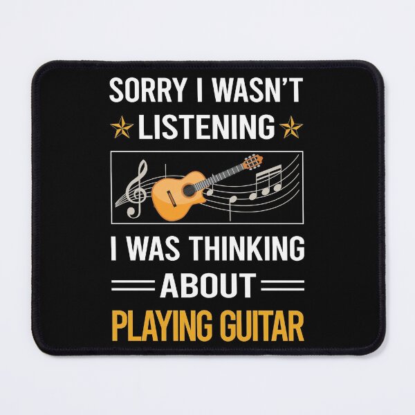 Item preview, Funny Listening Playing Guitar Guitarist designed and sold by RandalDavis.