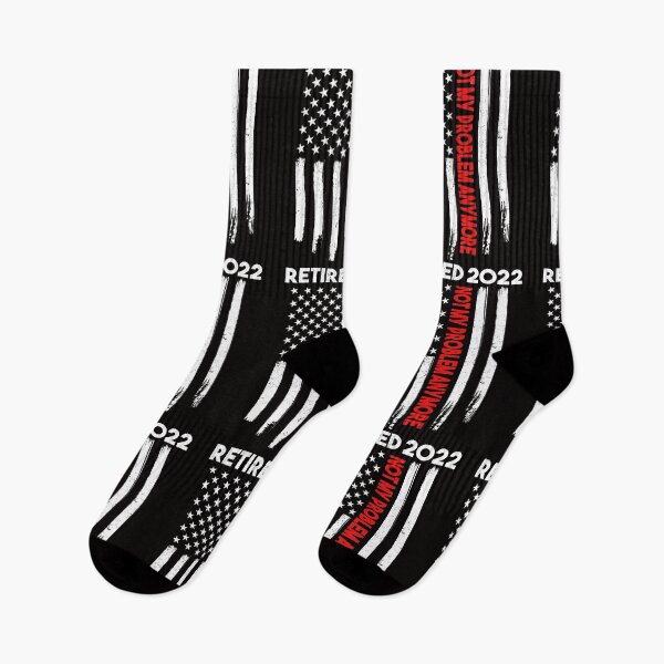 Item preview, Retired 2022 Not My Problem Retirement US Distressed American Flag funny Retirement gift  designed and sold by mohmmed22.