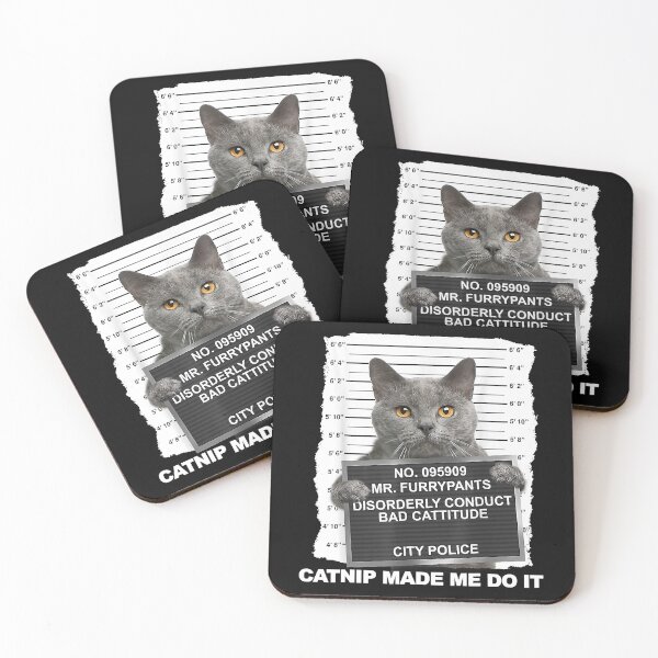Item preview, Catnip Made Me Do It Funny Cat designed and sold by jackjerry.