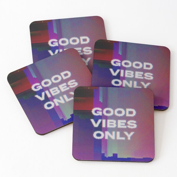 Item preview, Good Vibes Only - Glitch Art designed and sold by GlitchDimension.