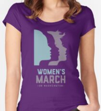 Women's March 2017 On Washington Women's Fitted Scoop T-Shirt
