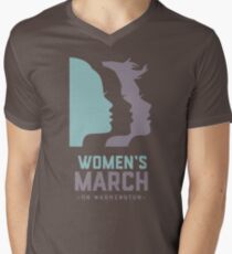 Women's March 2017 On Washington Men's V-Neck T-Shirt