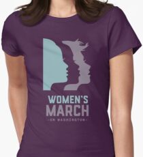 Women's March 2017 On Washington Women's Fitted T-Shirt