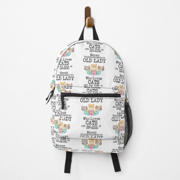 Item preview, Never Underestimate An Old lady Who Loves Cats And Was Born In September ,Cute Funny Quote For Cat Lovers designed and sold by pedrored369.