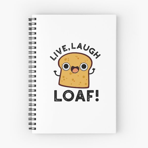 Item preview, Live, Laugh, Loaf Funny Bread Puns  designed and sold by punnybone.