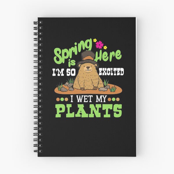 Item preview, Funny Groundhog Day Spring I Wet My Plants  designed and sold by Crush Retro®.