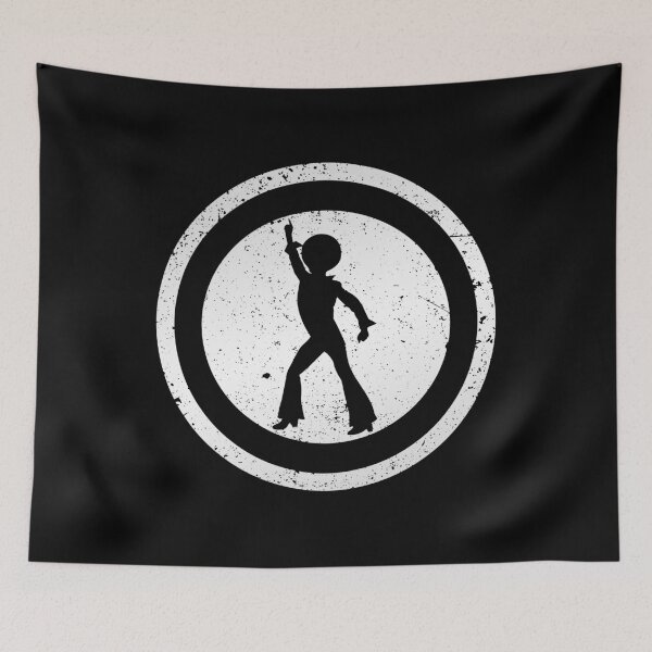 Item preview, Disco Dancer (Funny Dance Warning Sign Board • Caution, Disco Dancing Mom • Vintage Retro Distressed Look • Customized Stickers) designed and sold by SassyClassyMe.