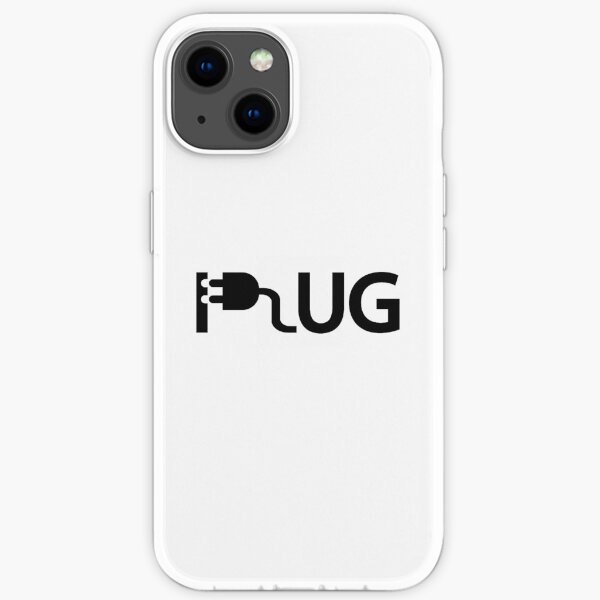 Plug typography design iPhone Soft Case