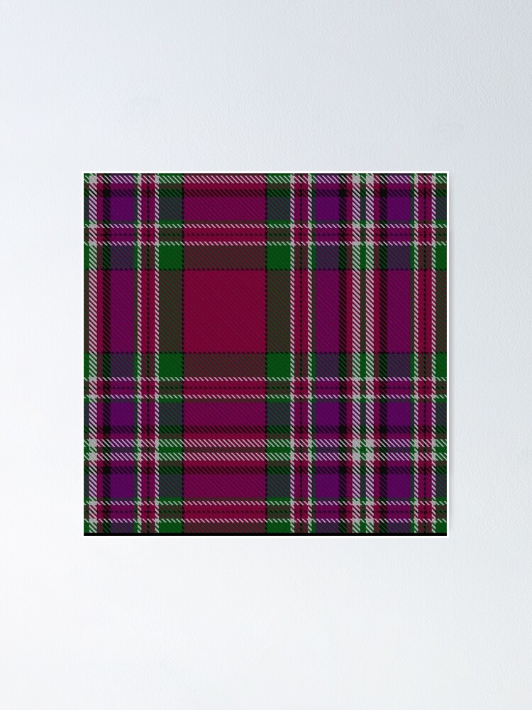 "Lendrum clan surname last name Scottish Tartan " Poster for Sale by