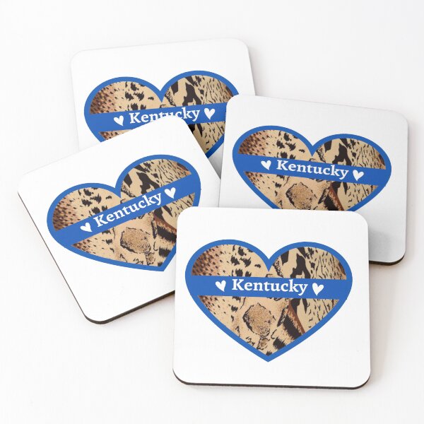 Item preview, Kentucky Hearts with Animal Print Design designed and sold by OByD.