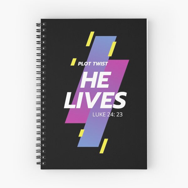 Item preview, Plot Twist: He Lives Luke 24: 23 Easter Christian designed and sold by Cedarrue.
