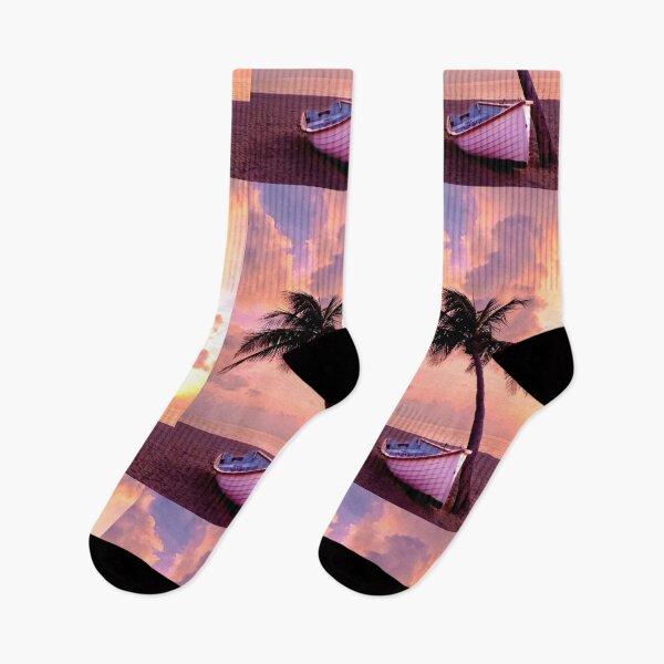 Item preview, Sunset and Palm Trees, Palm Trees, Tropical, Sunset, Beach designed and sold by Magic Love Art Print.