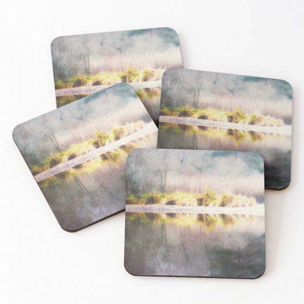 Item preview, Grass reflected in a lake 2 designed and sold by rosedew.