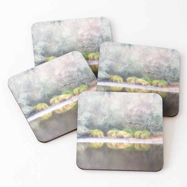 Item preview, Grass reflected in a lake 1 designed and sold by rosedew.