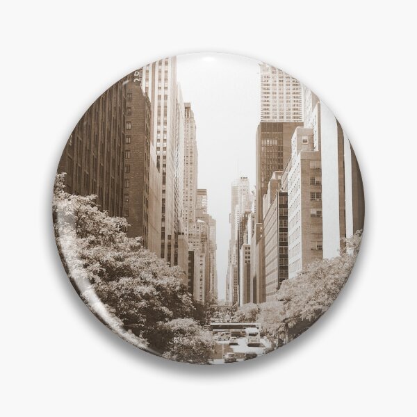 Item preview, New York Streets, Streets, New York, Sepia designed and sold by Magic Love Art Print.