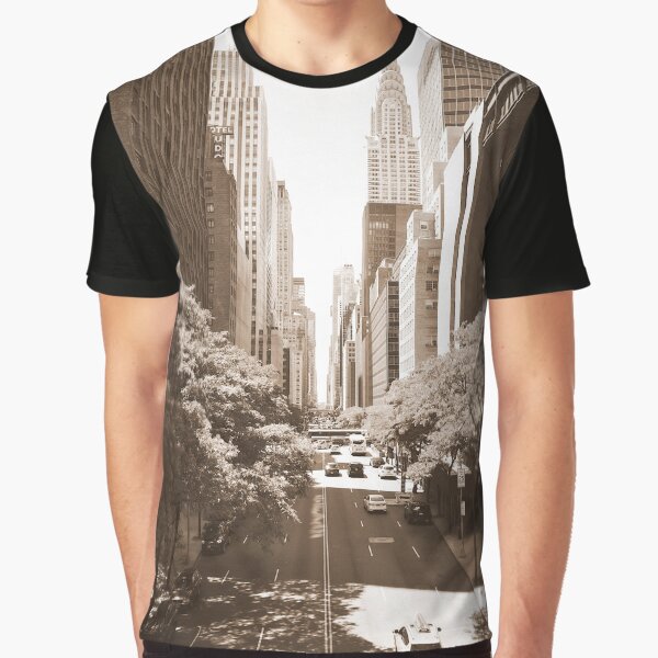 Artikel-Vorschau von New Yorker Straßen, Straßen, New York, Sepia, designt und verkauft von Magic Love Art Print.