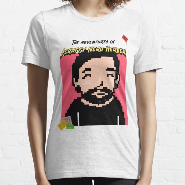 Adventures of the Scruff Nerd Herder Essential T-Shirt