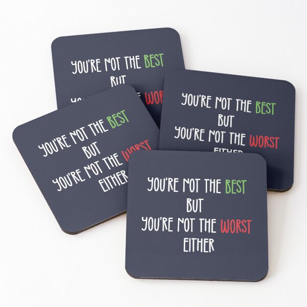Item preview, You're Not The Best But You're Not The Worst Either | Funny Valentines Day designed and sold by DrawingBoard.