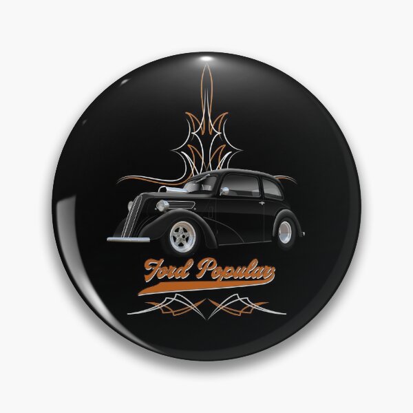 Item preview, Ford Popular 103e Hot Rod Car Art Illustration For Dark Backgrounds designed and sold by Hamilton illustrations.