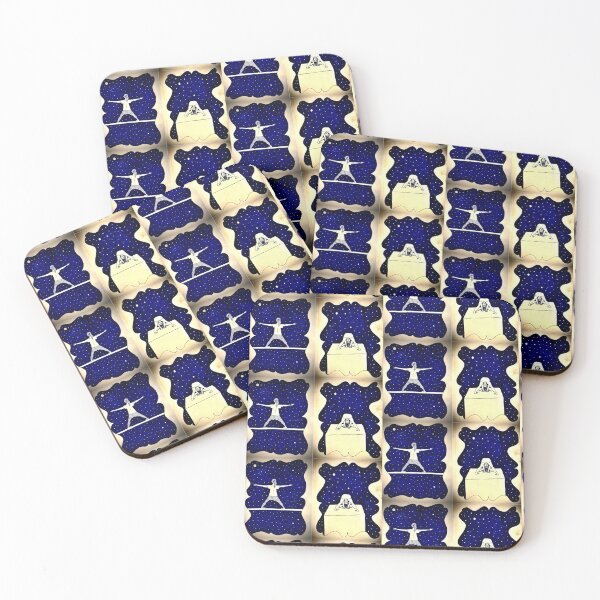 Item preview, Starry Night Diptych designed and sold by ArtbyEhrlich.