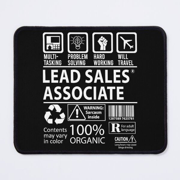 Item preview, Lead Sales Associate T Shirt - MultiTasking Certified Job Gift Item Tee designed and sold by sabinacsnm.