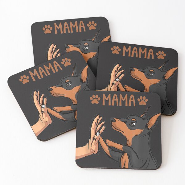 Item preview, Min Pin Mom Cute Miniature Pinscher Dog Mama Girls Women designed and sold by tranmai.