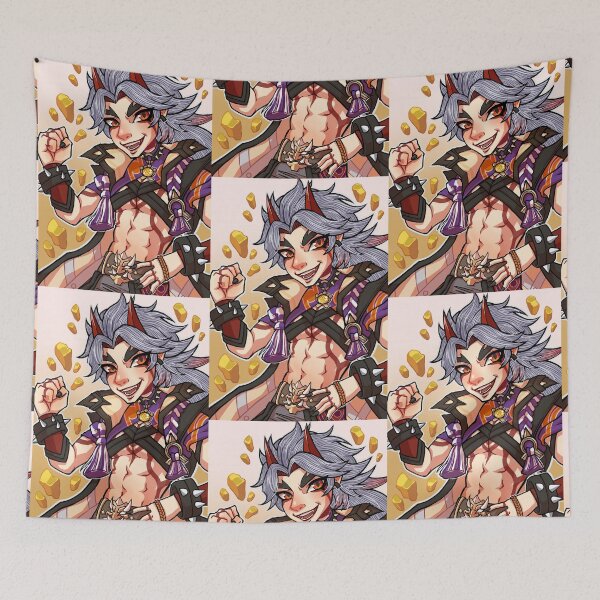 Item preview, Genshin Impact - Itto designed and sold by galaxiiacharlie.