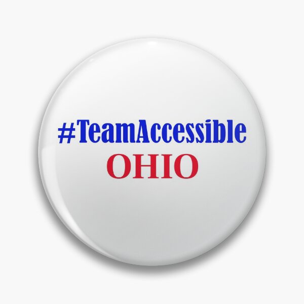 Team Accessible OHIO Pin