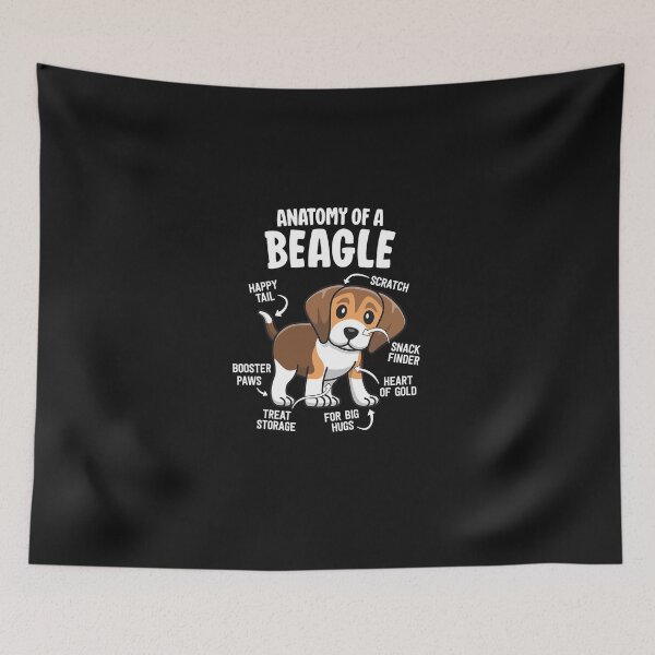 Item preview, Gifts For Beagle Lovers Dog Mom Funny Anatomy Of A Beagle designed and sold by maichje.