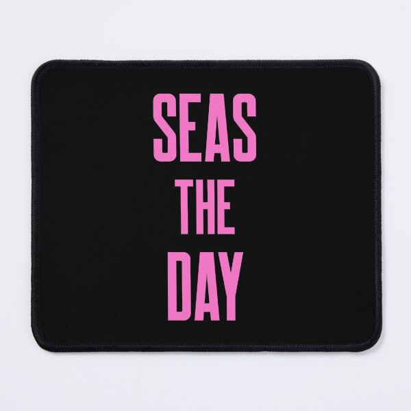 Item preview, Seas the Day - Pink Text - Wild Swimming Tees designed and sold by WildSwimming.