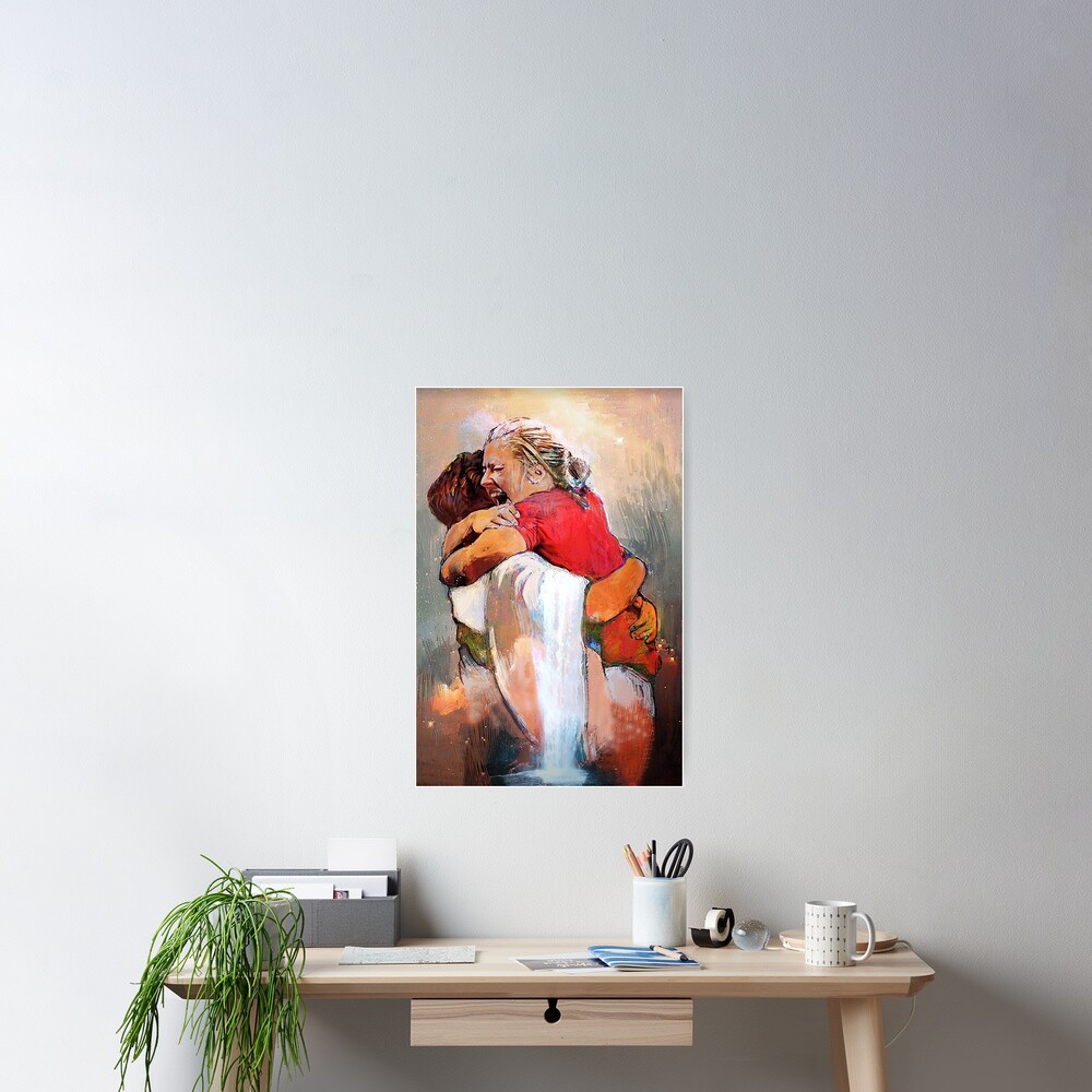 I HELD HIM And Would Not Let Him Go Canvas Wall Pr Details about   First Day In Heaven Redhead 