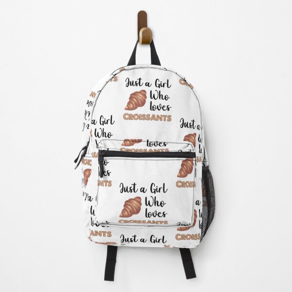 Item preview, Just A Girl Who Loves Croissants designed and sold by SportyDogShop.