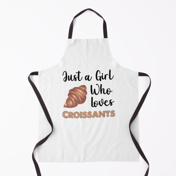 Item preview, Just A Girl Who Loves Croissants designed and sold by SportyDogShop.