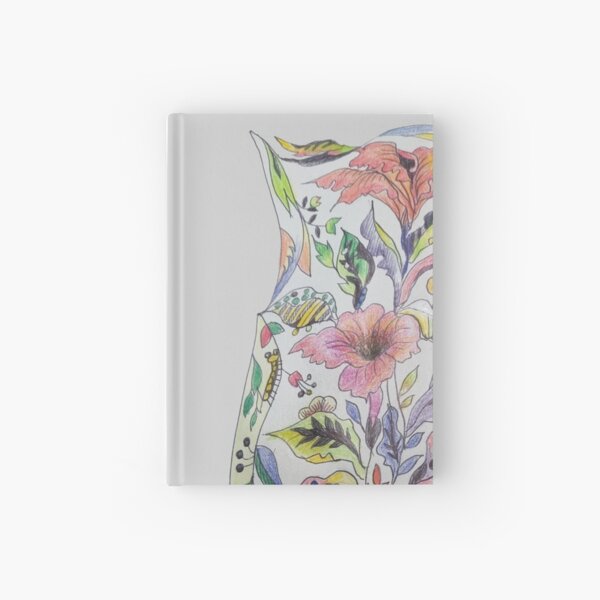 happyfish33_flower10 Hardcover Journal