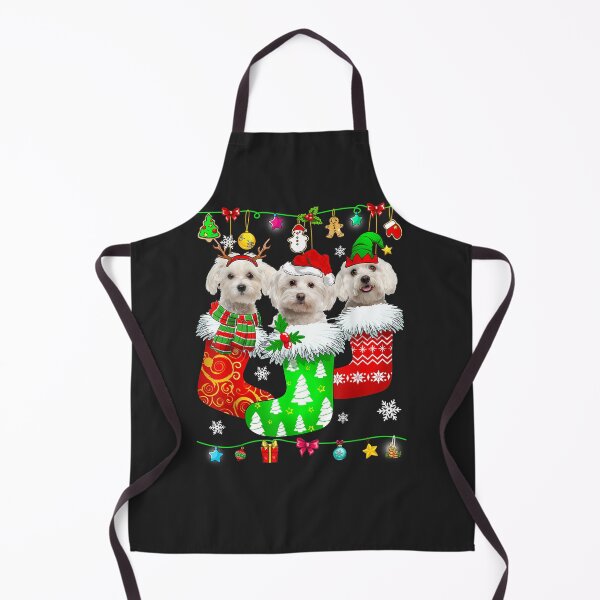 Item preview, Christmas Socks Pajama Maltese Dog Puppy Lover designed and sold by minhyroa.