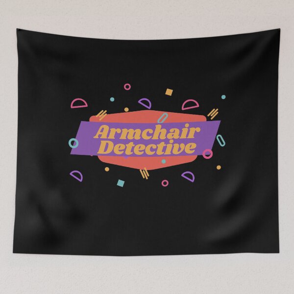 Item preview, Armchair detective true crime documentary designed and sold by Cedarrue.