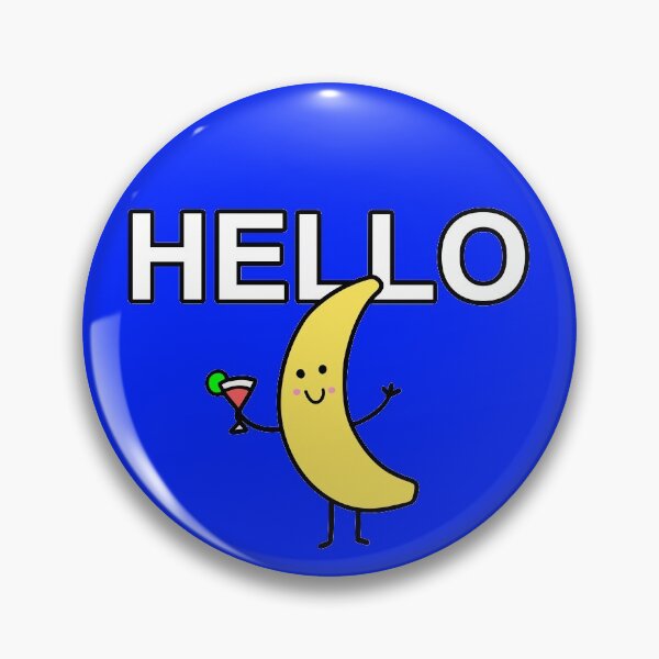 Item preview, Funny banana - social cocktail - HELLO - HAPPY banana - LIFE of the party designed and sold by originalsusie.
