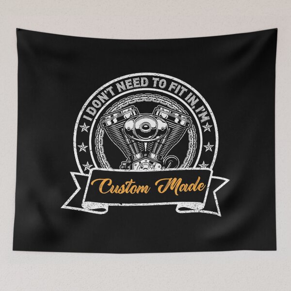 Item preview, Funny Custom Motorcycle Engine T-Shirt, Cool Biker Graphic designed and sold by GO SHIRT-TEE.