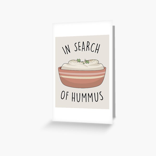 hummus birthday card