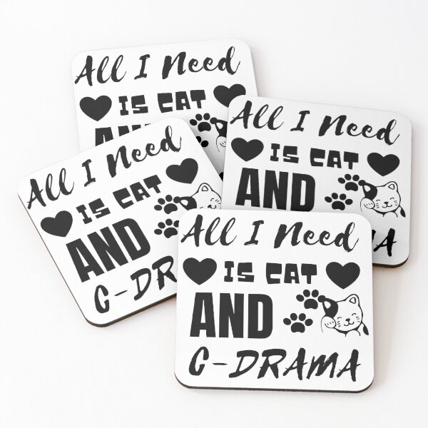 Item preview, ALL I NEED IS CAT AND CDRAMA designed and sold by selfesteeem.