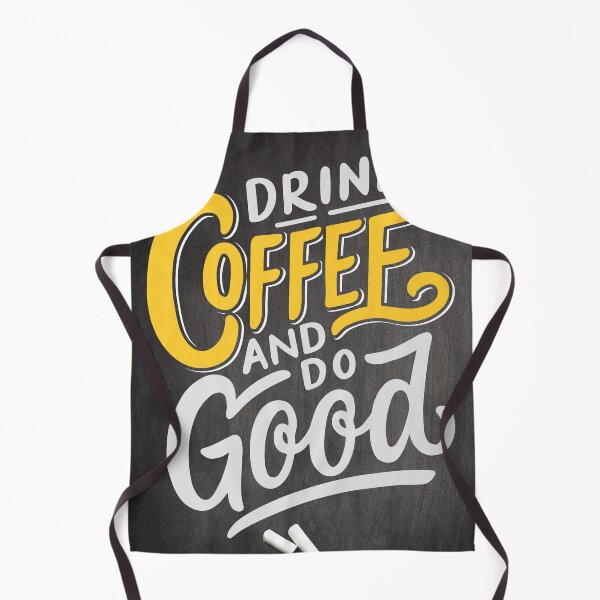 Item preview, Drink Coffee and do good — ☕ Coffee blackboard lettering quote designed and sold by GreekTavern1979.