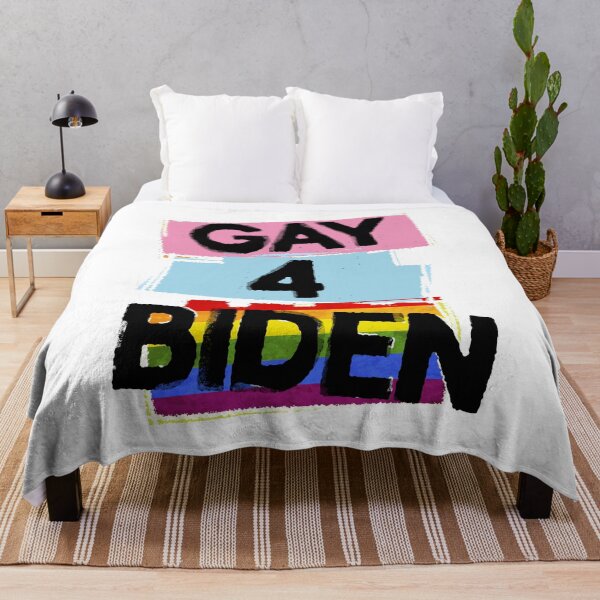 Item preview, LGBT Sign Gay For Joe Biden Rainbow Flag designed and sold by aronia.
