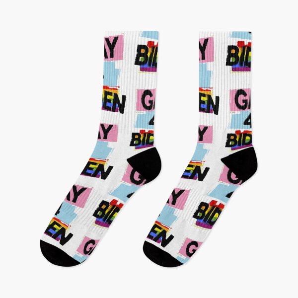 Item preview, LGBT Sign Gay For Joe Biden Rainbow Flag designed and sold by aronia.
