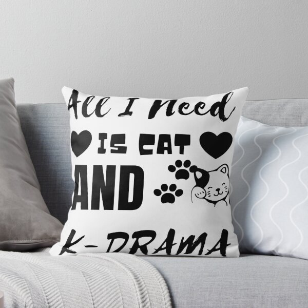 Item preview, ALL I NEED IS CAT AND kDRAMA designed and sold by selfesteeem.